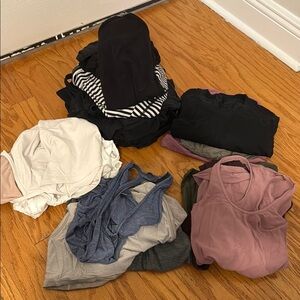 LULULEMON MYSTERY BOX 24 TANKS AND TEES